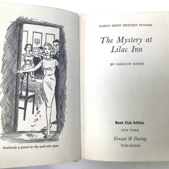 Old Nancy Drew The Mystery at‎ Lilac Inn  Carolyn Keene 1961 Hardcover Vintage - Picture 3 of 8